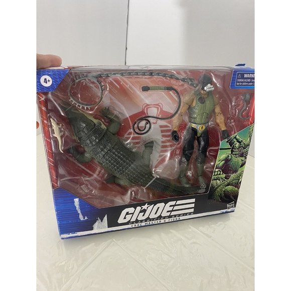 2022 GI Joe Origins Classified Series 6” Deluxe Croc Master & Alligator NONMINT - Picture 2 of 5